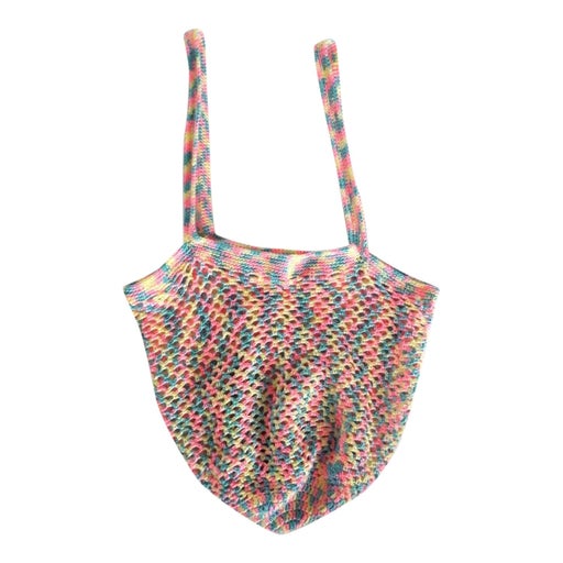 Multicolor mesh bag