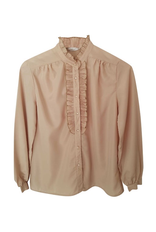 70's ecru blouse