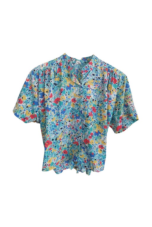 Blouse à fleurs