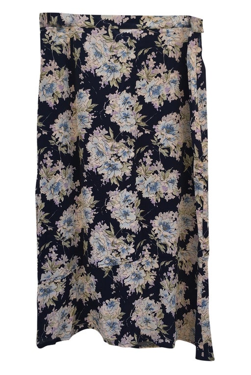 Floral midi skirt