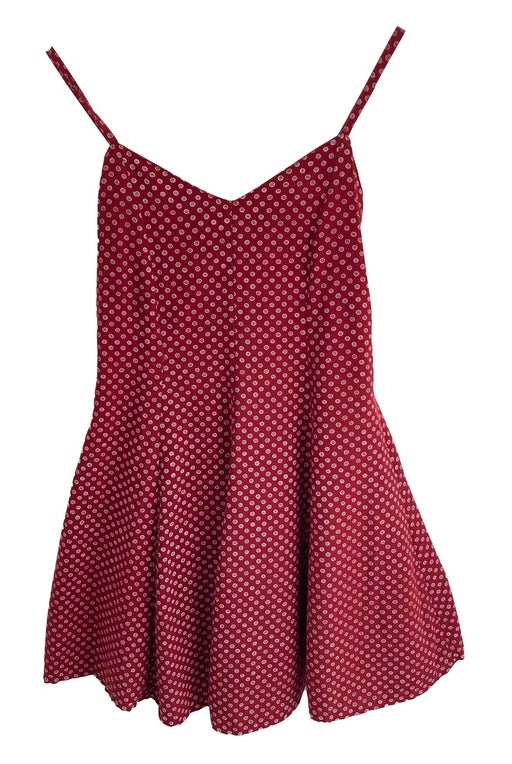 Polka dot mini dress