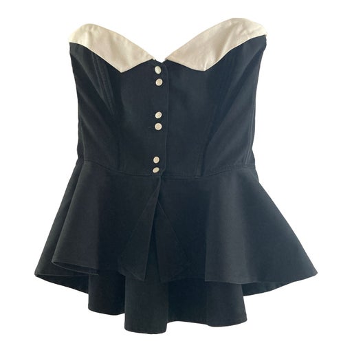 Cotton bustier