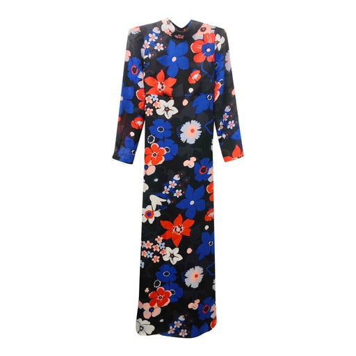 70's floral dress