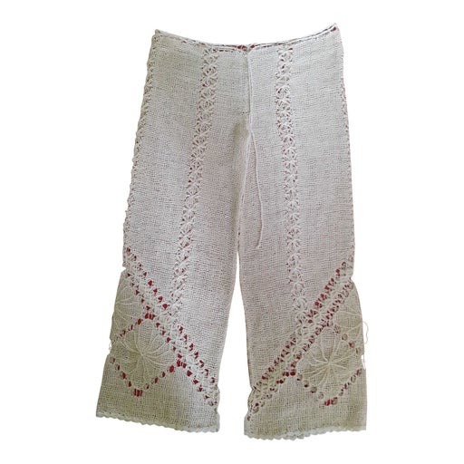 Pantalon en crochet