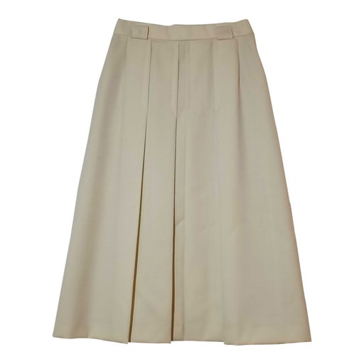 Ecru midi skirt