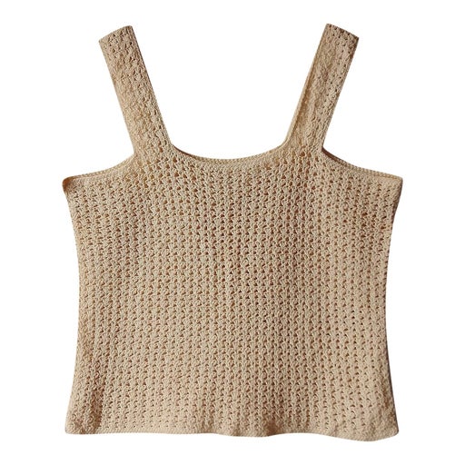 Crochet camisole.