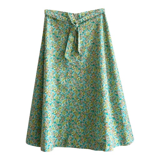 Floral A-line skirt