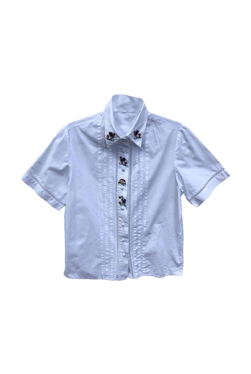 Embroidered cotton shirt