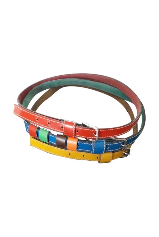 Interchangeable leather belts