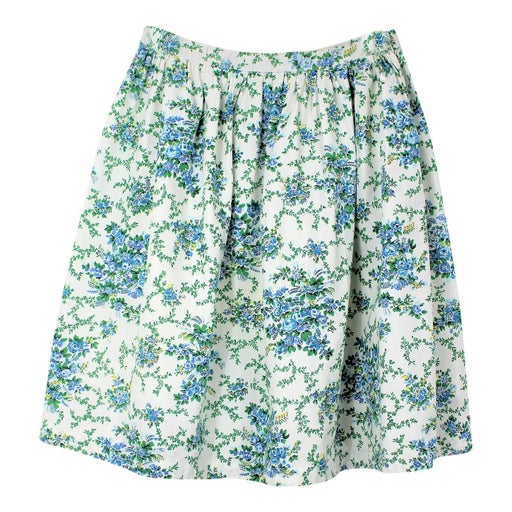 60's floral skirt