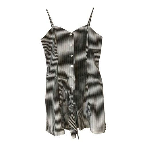 Striped playsuit