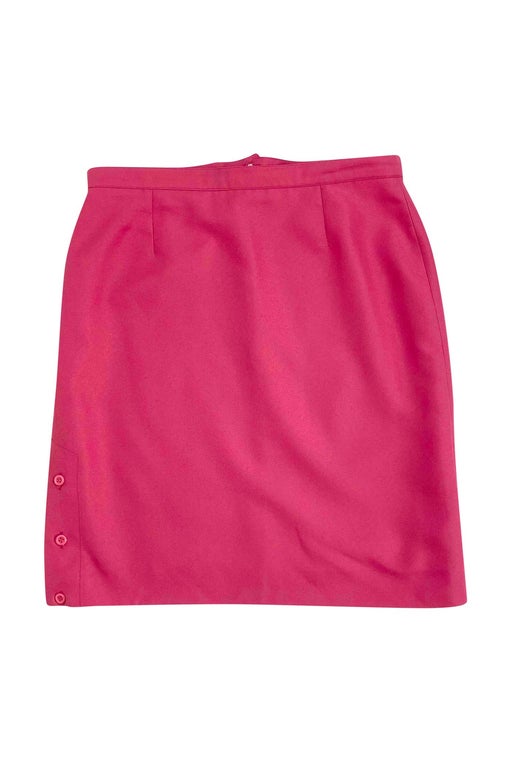 80's pink midi skirt