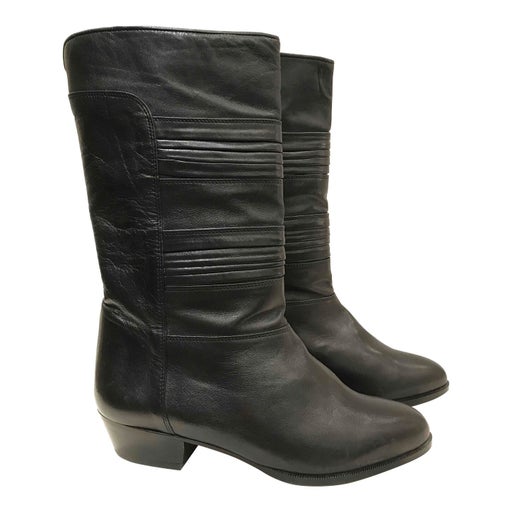 Bottes en cuir 
