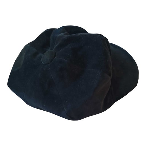 Velvet newsboy cap
