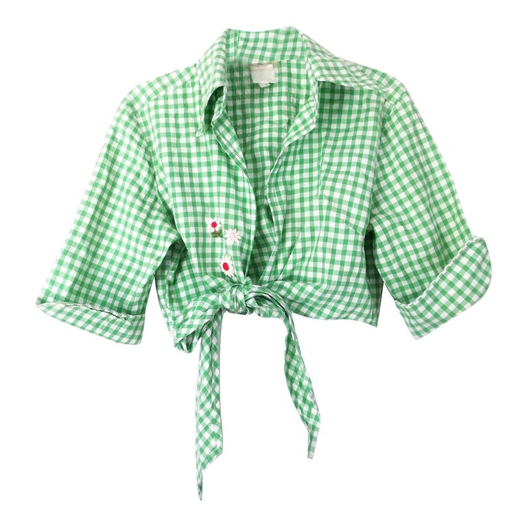 Crop top vichy