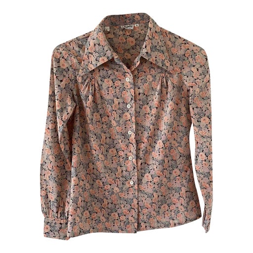70's floral shirt