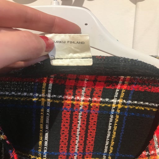 80's tartan jacket
