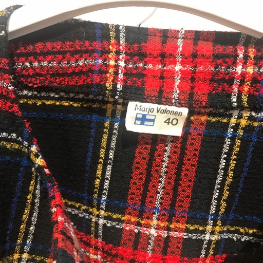 80's tartan jacket