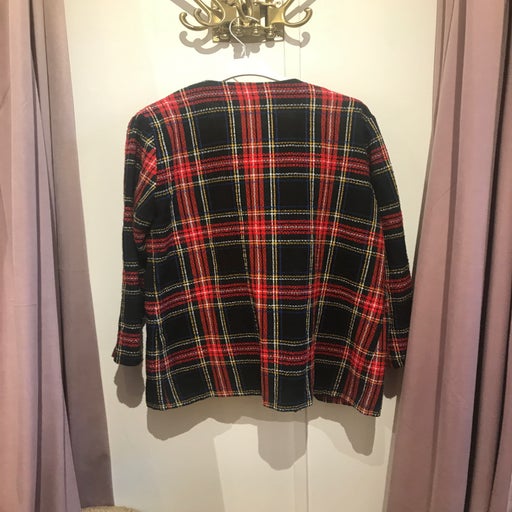 80's tartan jacket