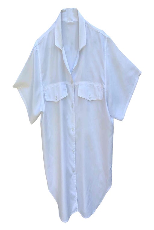 80's white shirt