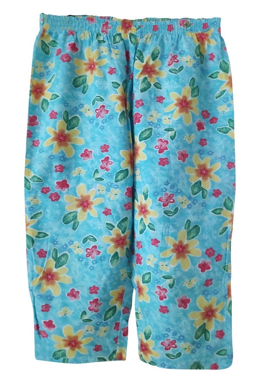 Floral cropped pants