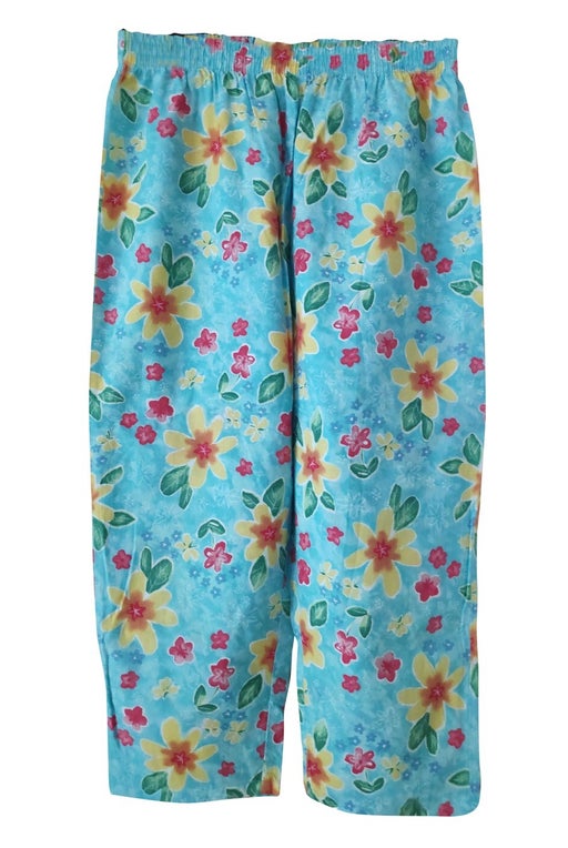 Floral cropped pants