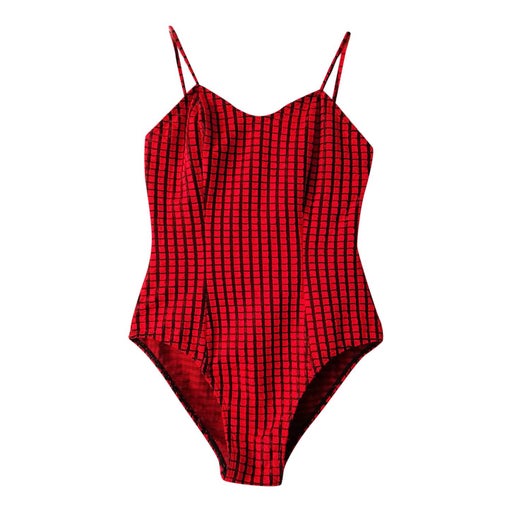 Plaid swimsuit