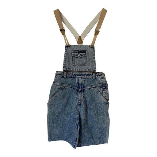 Salopette courte en jean