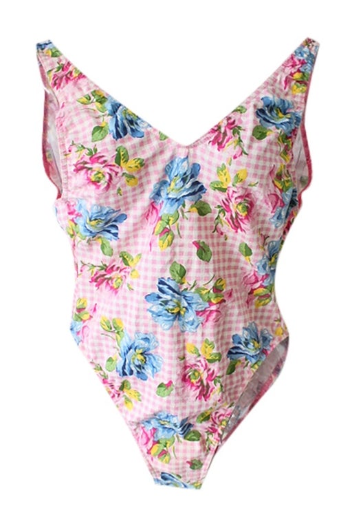 Maillot de bain à fleurs