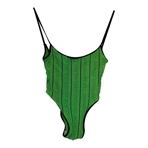 Green swimsuit