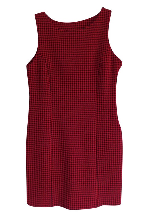 Houndstooth mini dress