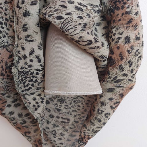 Robe midi léopard