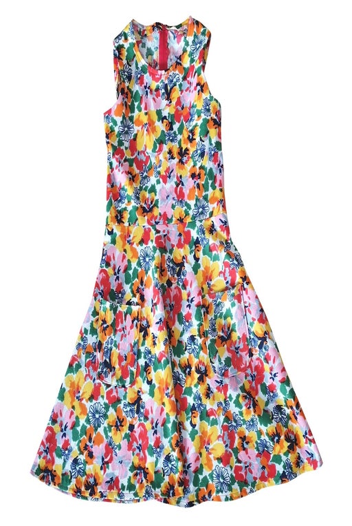 60's floral dress