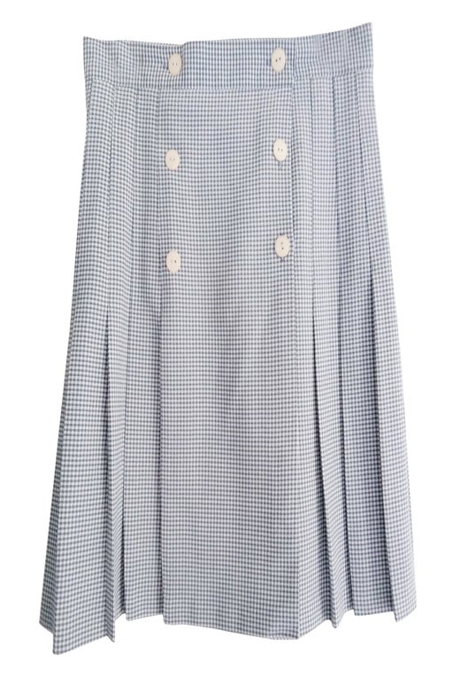 80's gingham mini skirt