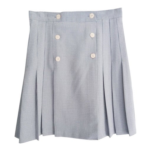 80's gingham mini skirt