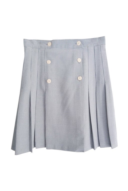 80's gingham mini skirt