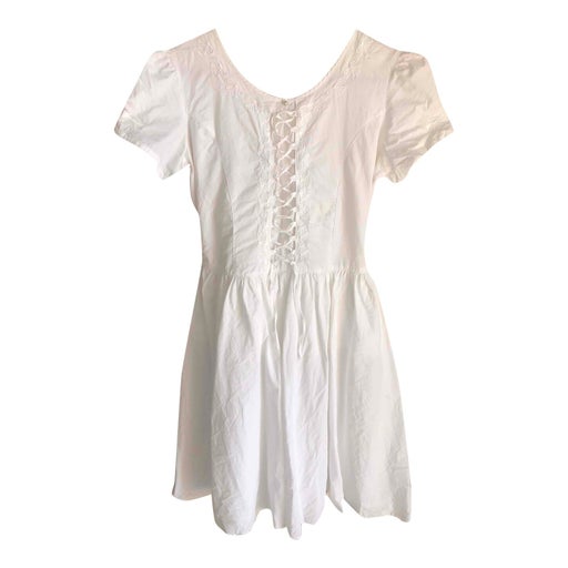 Embroidered cotton dress