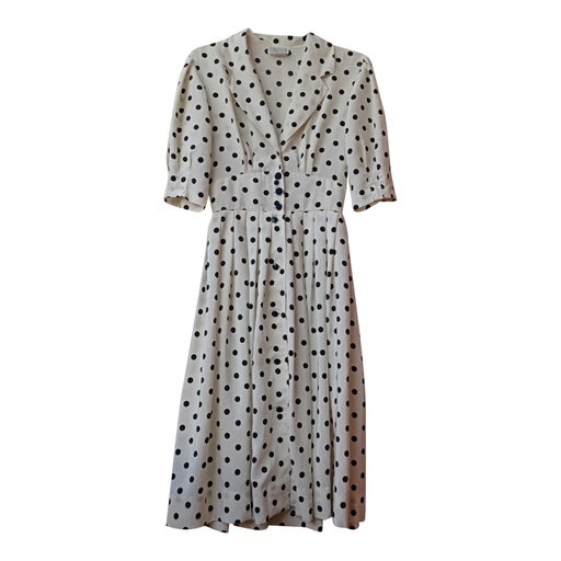 Polka dot midi dress