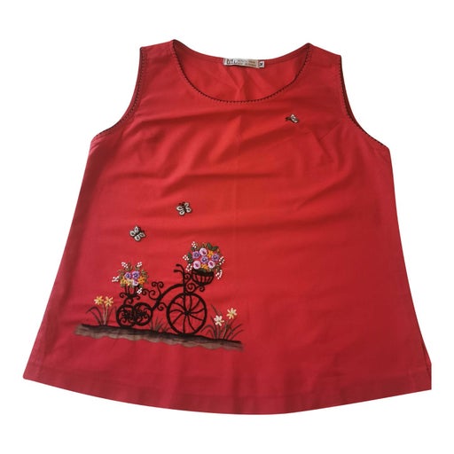Embroidered top