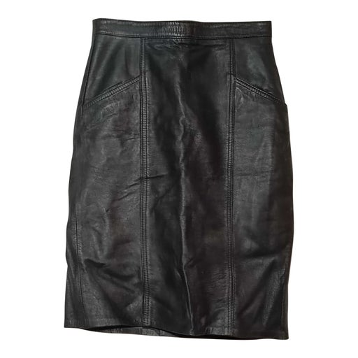 Leather skirt