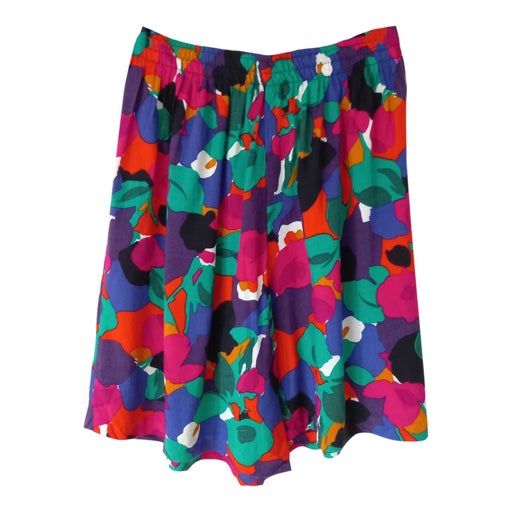 80's floral shorts