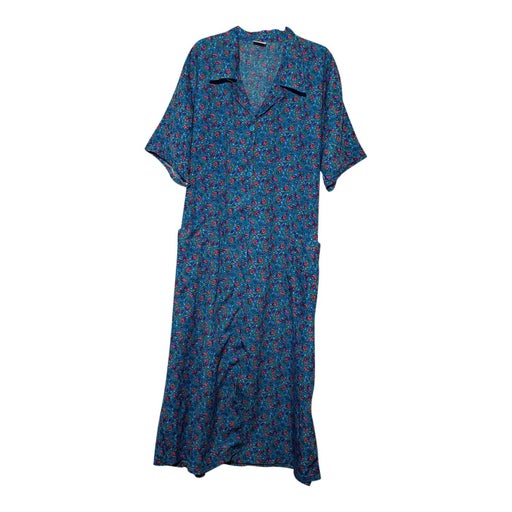 Floral shirt dress
