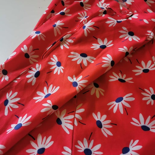 Floral A-line skirt