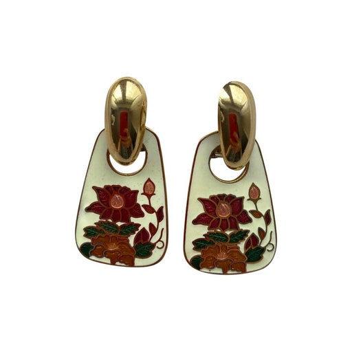 Flower earrings