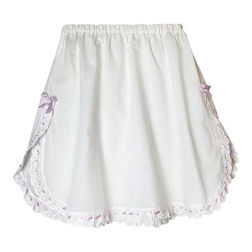 Cotton mini skirt
