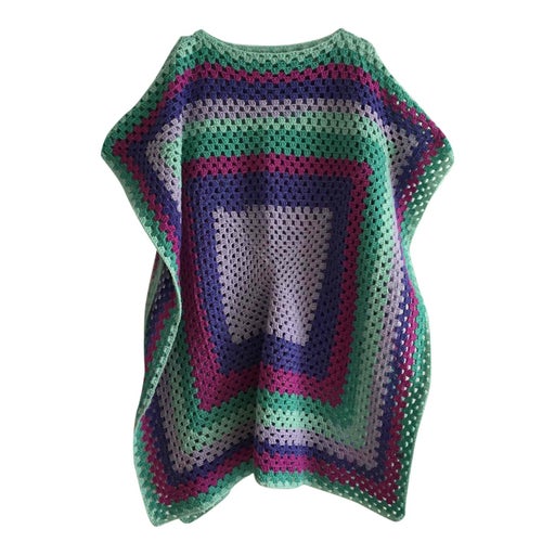 poncho au crochet