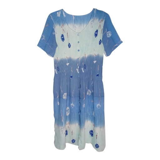 80's buttoned dress