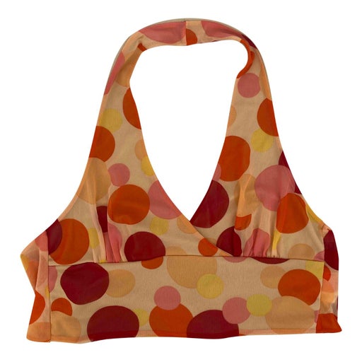 Polka dot open back