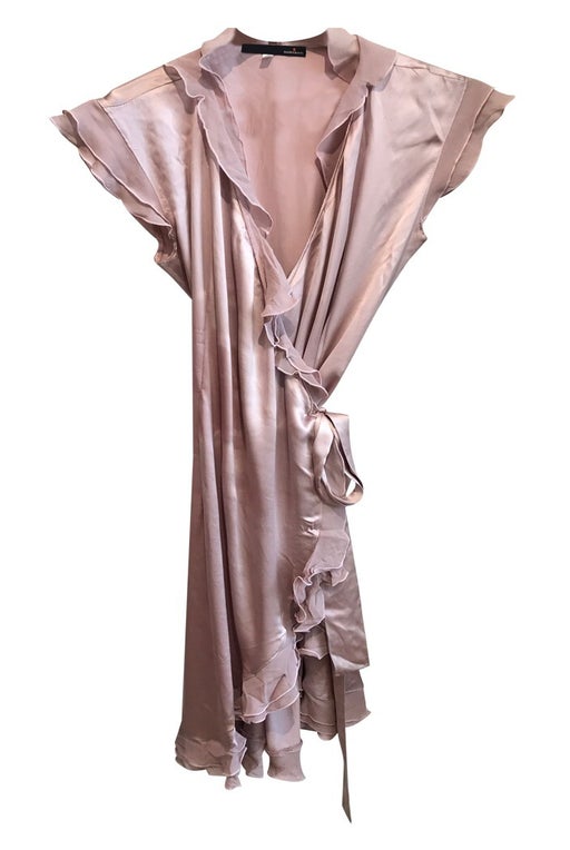 Silk wrap dress