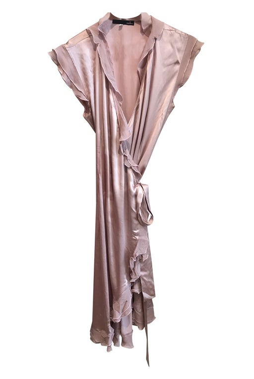 Silk wrap dress